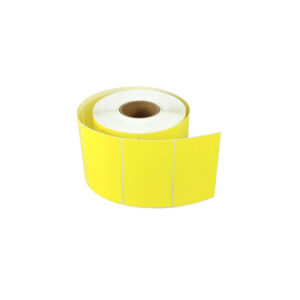 Etiquetas a color TT 4″x2″ Amarillo